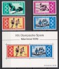 Germania 1976 - Jocurile Olimpice - Montreal, 2 serii + Colita, MNH, Nestampilat