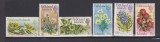 INSULELE MALVINE 1971 FLORA MI. 196-198 si 201-203 MNH, Nestampilat