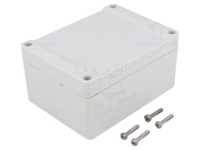 Carcasă universală ABS gri IP66