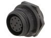 Conector Circular Mama BULGIN PX0412/10S, 10 Pini, IP68, Montare Panou, Poliamida