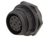 Conector Circular Mamă 10-PIN IP68 50V