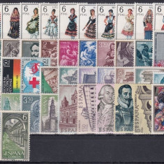 C5397 - Spania 1969 - anul complet timbre nestampilate Mnh