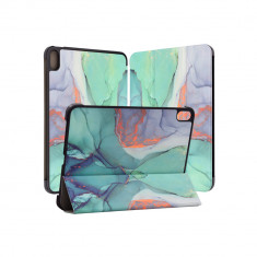 Husa Flip pentru iPad 10 (2022) 10.9 - Techsuit FoldPro - Green Time