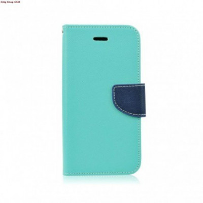 Husa Flip Fancy Apple iPhone 6 Plus (5.5) Mint/Blue foto