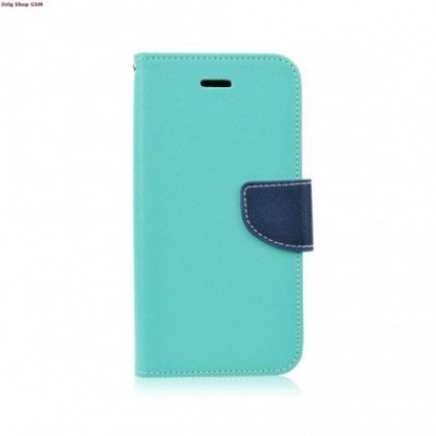 Husa Flip Fancy Sony Xperia M4 Mint/Blue foto