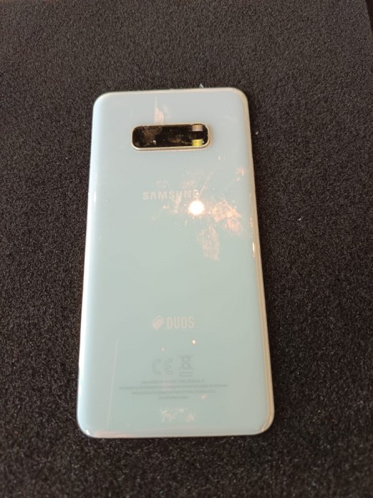 Capac Original Samsung Galaxy S10E cu Geam Camera (SH) BLUE