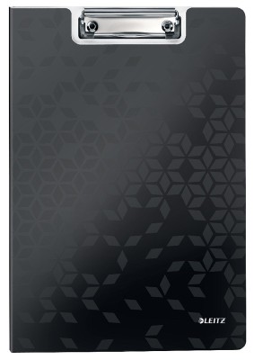 Clipboard Leitz Wow, Dublu, Polyfoam, A4, 100 Coli, Negru foto