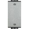 Intrerupator inversor jaluzele 1-0-2 1M Living Light Bticino aluminiu NT4027N