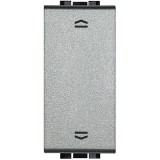 Intrerupator inversor jaluzele 1-0-2 1M Living Light Bticino aluminiu NT4027N