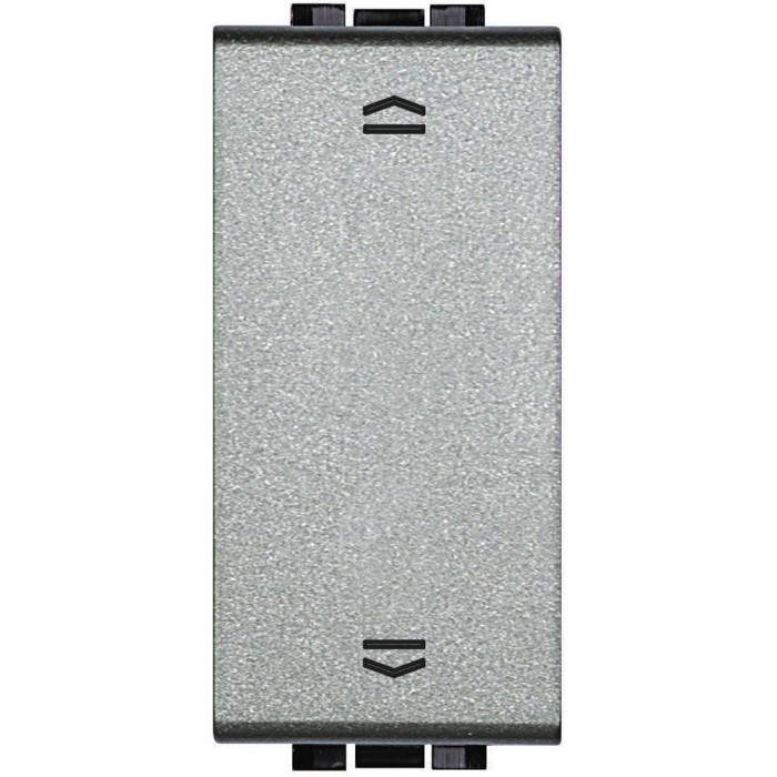 Intrerupator inversor jaluzele 1-0-2 1M Living Light Bticino aluminiu NT4027N