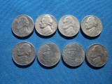 LOT 2 / 8 BUCATI 5 CENTI DIFERITE /SUA