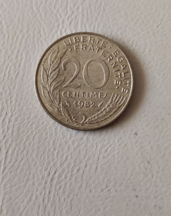 Franța - 20 Centimes (1982) - monedă s399