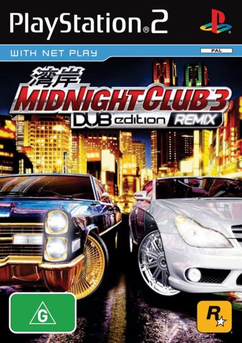 Joc PS2 MIDNIGHT CLUB 3 DUB Edition REMIX Playstatin 2 de colectie retro