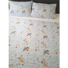 Lenjerie de pat Zoo 100% bumbac