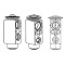 Supapa expansiune clima Opel Astra H 2004-, Zafira 2005-2011, MAHLE AVE79000P