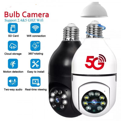 Camera supraveghere motorizata tip bulb/bec foto