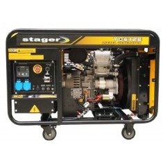 Stager YDE12E Generator open frame 8.5kW, monofazat, diesel, pornire la cheie - 6960270420288