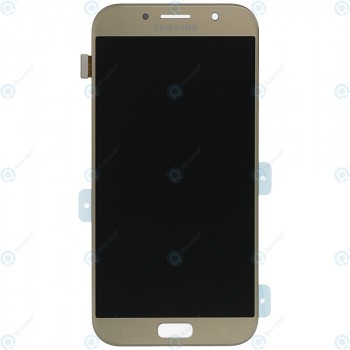 Samsung Galaxy A7 2017 (SM-A720F) Modul display LCD + Digitizer gold GH97-19723B foto
