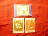 3 Timbre Aden - Mahra State 1967 Motive locale si Cercetasi , fara guma, Nestampilat
