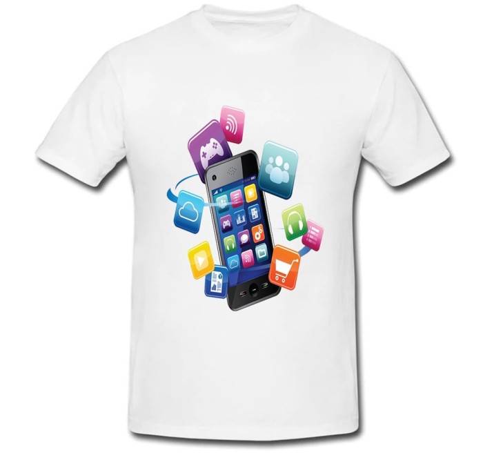 Tricou &quot; Aplicatii mobile &quot;
