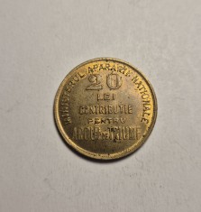 20 lei Contributie pentru Arcul De Triumf UNC