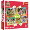 Puzzle Trefl 4in1 Cocomelon, 35 piese, Recomandat Copii, Familie, Multicolor