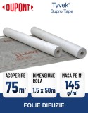 Folie difuzie cu banda adeziva DUPONT Tyvek Supro Tape