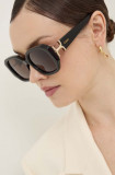 Chlo&eacute; ochelari de soare femei, culoarea negru, CH0236S, Chloe
