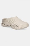 Crocs papuci Echo Wave Clog culoarea bej, 210521.0LL