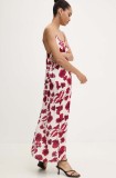 Answear Lab rochie culoarea alb, maxi, dreaptă