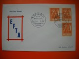 HOPCT PLIC FDC S NR 462 EFTA STOCKHOLM 1967 SUEDIA