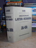 G. GUTU - DICTIONAR LATIN-ROMAN , 1983 ( 47. 000 DE CUVINTE TITLU ) #