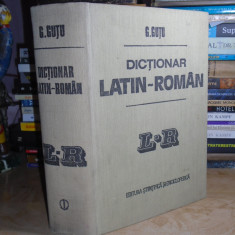 G. GUTU - DICTIONAR LATIN-ROMAN , 1983 ( 47. 000 DE CUVINTE TITLU ) #