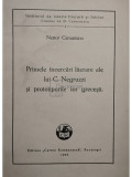 Nestor Camariano - Primele incercari literare ale lui C. Negruzzi si prototipurile lor grecesti (editia 1935)