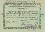 HST A1888 Carte membru Siebenburgisch-sachsischer Landwirtschafts-Verein Sibiu