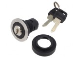 Comutator Rotativ cu Cheie 22mm IP65 2 P poziții