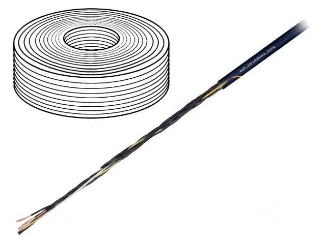 Cablu de control chainflex&reg; CF9 3x0,5mm2 negru