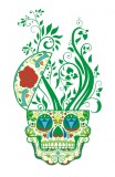 Sticker decorativ, Skull, 90 cm, 219STK-3