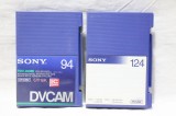 Lot 2 casete caseta video Sony DVCAM 94 124 - folosite netestate