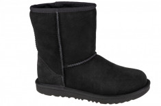 Cizme de iarna UGG Classic II Kids 1017703K-BLK negru foto