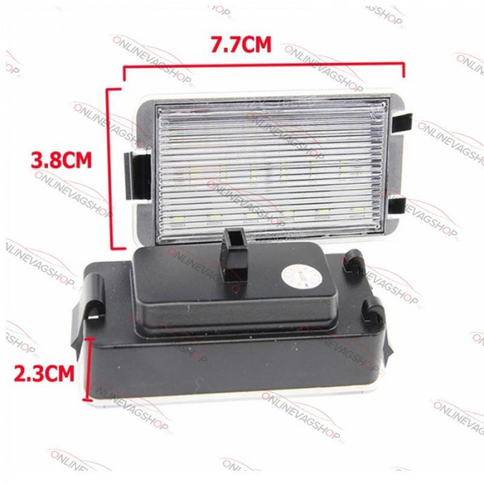 Set lampi LED numar SEAT LEON, Ibiza, Altea, CORDOBA, LEON, TOLEDO