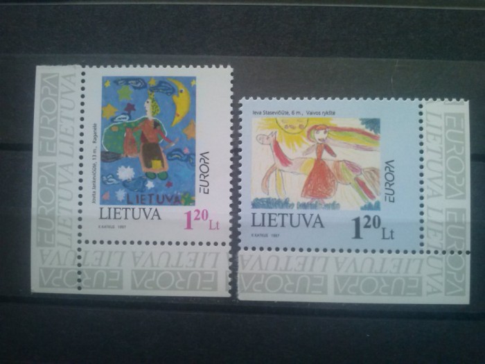 LITUANIA 1997 EUROPA CEPT -POVESTI SI LEGENDE -Serie 2 Val. MNH**