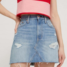 Tommy Jeans fusta jeans mini, creion