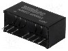 Convertor de tensiune, DC-DC, intrare 4,5...9V DC, iesire 3,3V DC, putere 2W, AIMTEC - AM2G-0503SZ