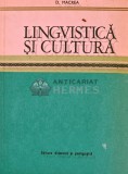 Lingvistica si cultura - 1978 - D. Macrea (X121), Didactica si Pedagogica