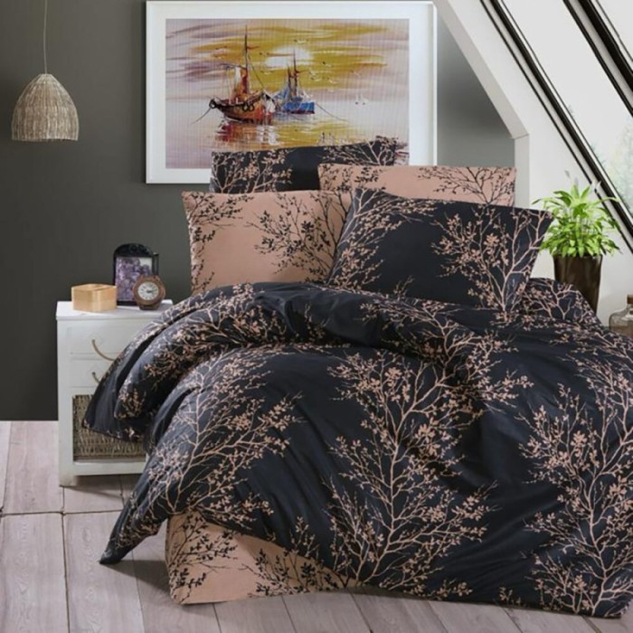 Lenjerie de pat ranforce Clasy king size (RNF_31)