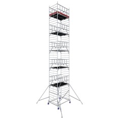 Schela mobila KRAUSE Protec XXL, 1.2 x 2m, aluminiu, inaltime lucru 12.3m, inaltime podest 10.3m