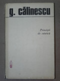 PRINCIPII DE ESTETICA-G. CALINESCU CRAIOVA 1974