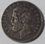 Rom&acirc;nia, 5 Lei 1884, Argint.