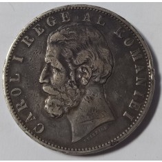 Rom&acirc;nia, 5 Lei 1884, Argint.